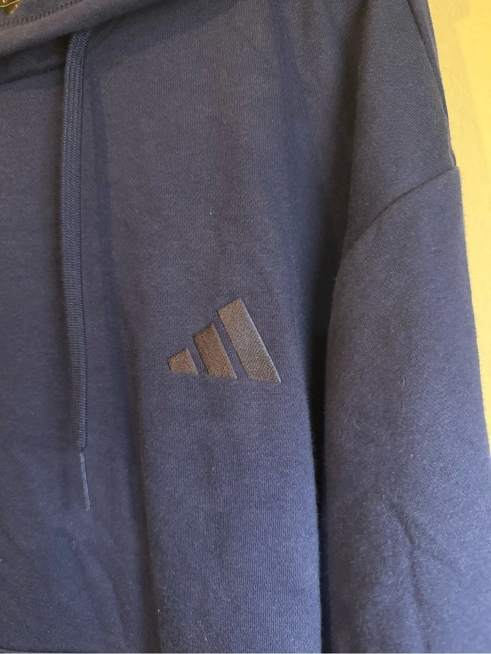 adidas Men’s Dark Blue Pullover Hoodie